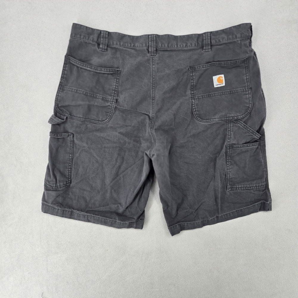 Carhartt Mens 42 Rugged Flex Canvas Utility Work Shorts Gray BS3652-M Gorpcore